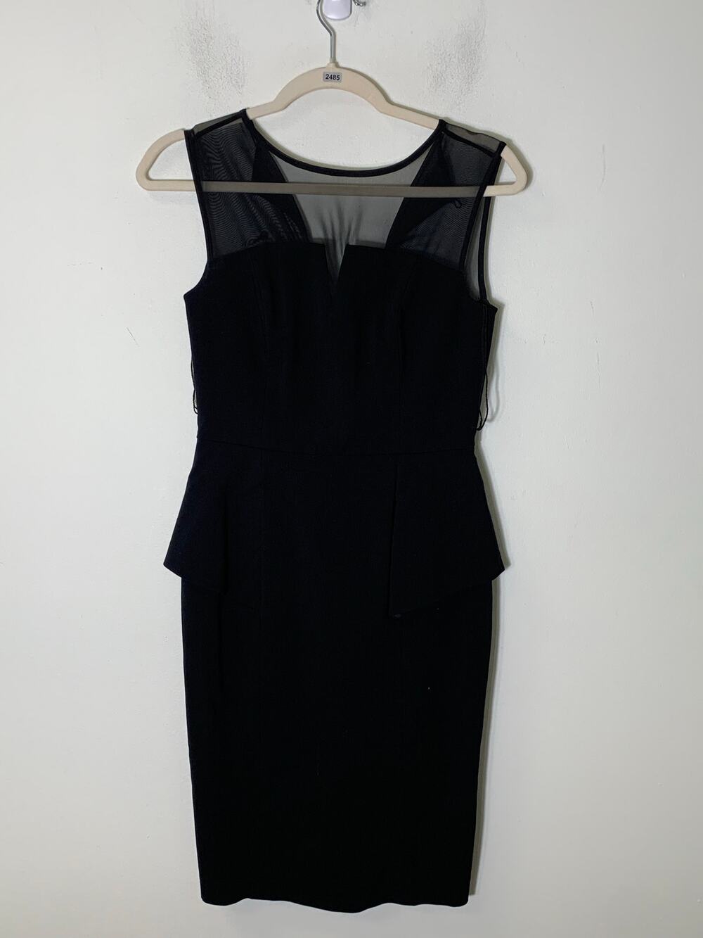 Aiden Mattox Black Sleeveless Below the Knee Dress Sz 2